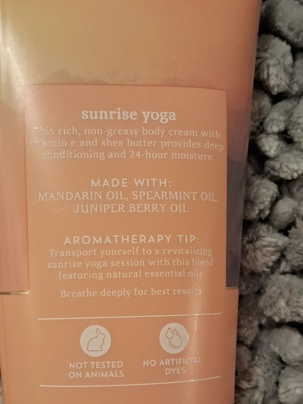 Bath & Body Works Sunrise Yoga Moisturizing Body Cream - Peach Orange